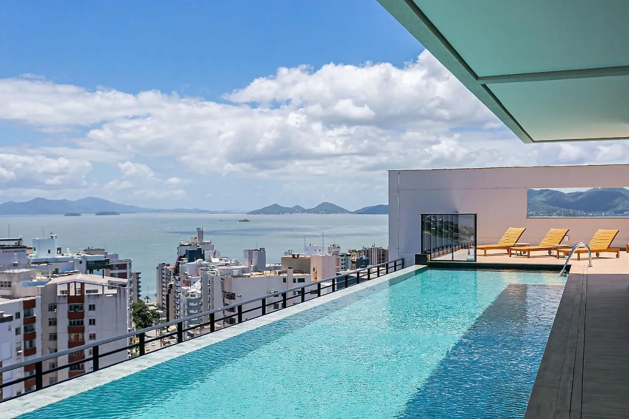 Piscina No Rooftop Com Vista Mar | Foodhall | Wi-Fi 200Mb #Toptower Florianópolis 0*,  Brasilien